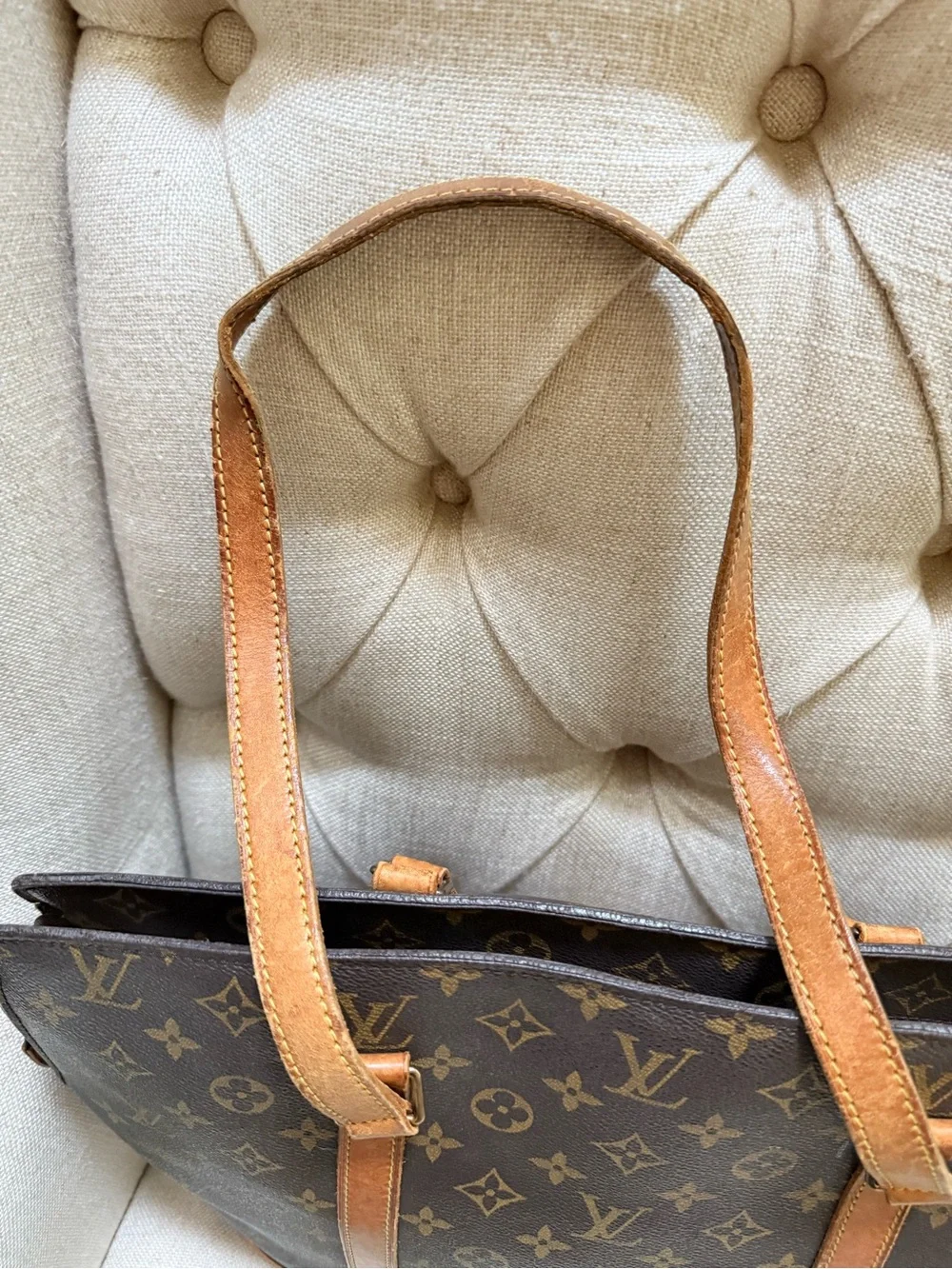 Louis Vuitton Vintage Monogram Babylone Tote Shoulder Bag